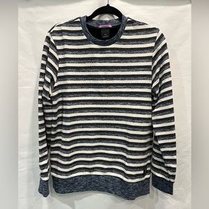 Scotch And Soda Striped Crewneck Sweater M